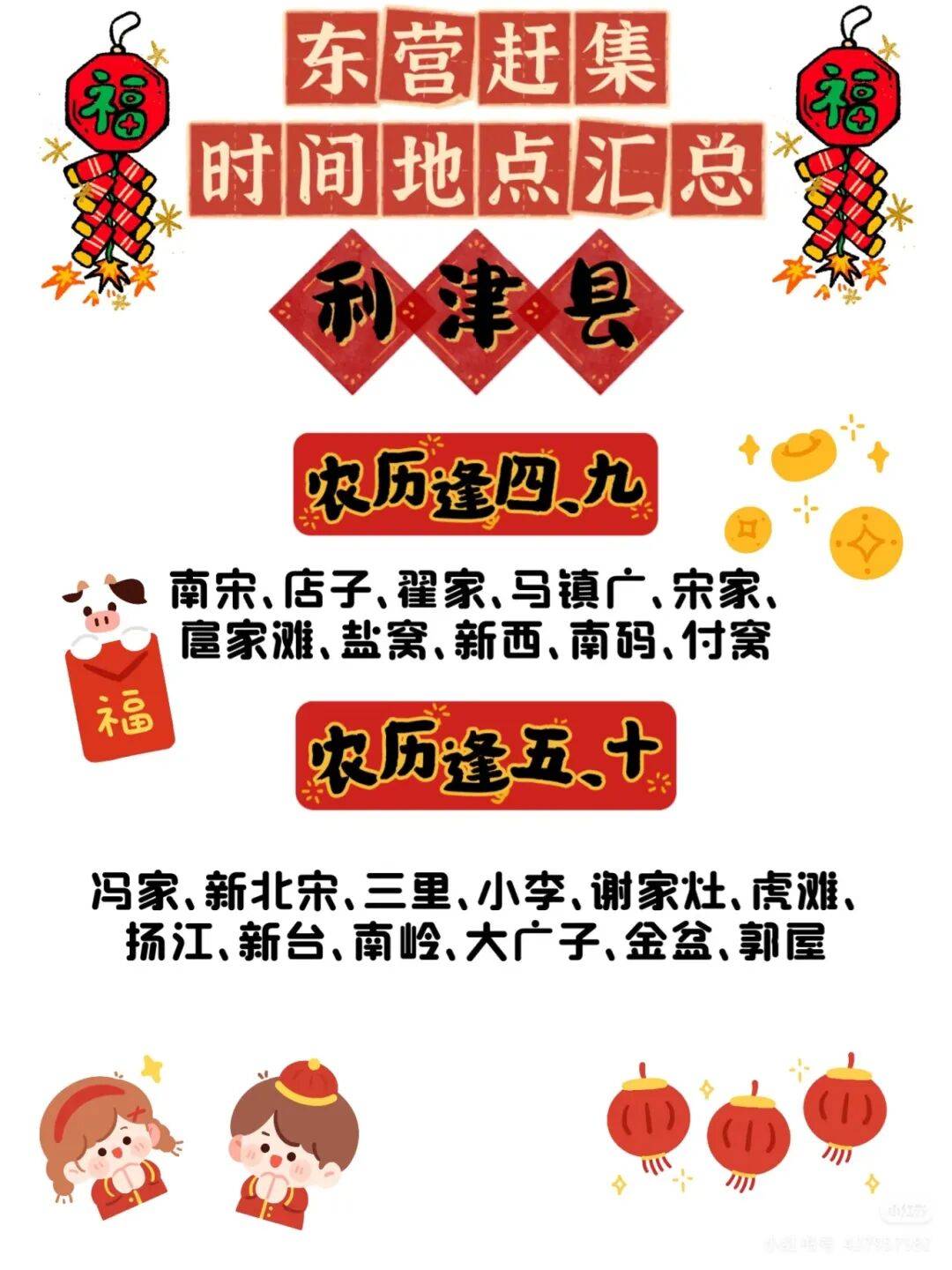 收藏！東營(yíng)趕集時(shí)間地點(diǎn)匯總來了！