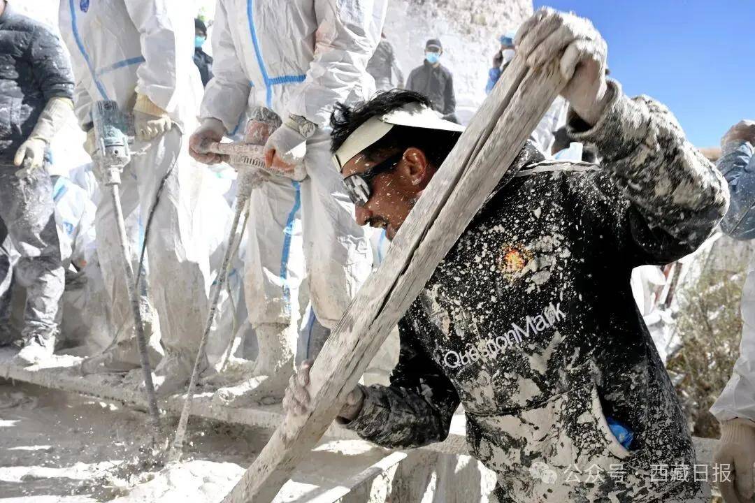 布達拉宮開始年度“美容”啦！