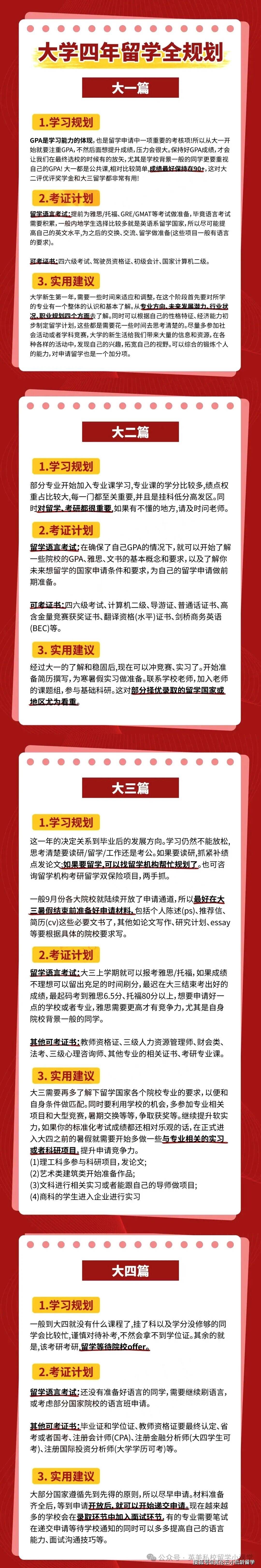 大一到大四，這樣規(guī)劃讓你的留學(xué)申請贏在起跑線！