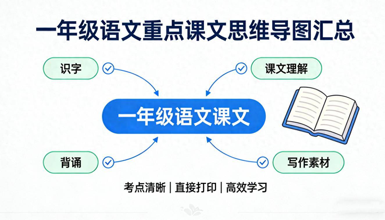 原創(chuàng)小學(xué)一年級語文思維導(dǎo)圖——《猴子撈月亮》