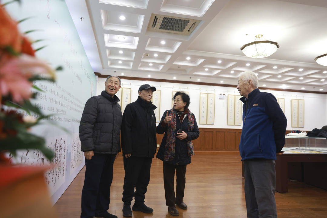 薛偉東、張建波齊魯法治楹聯(lián)書法展在省圖書館尼山書院開(kāi)幕