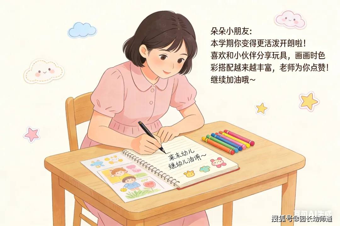 幼兒園馬年新年幼兒期末評語，幼師收藏！