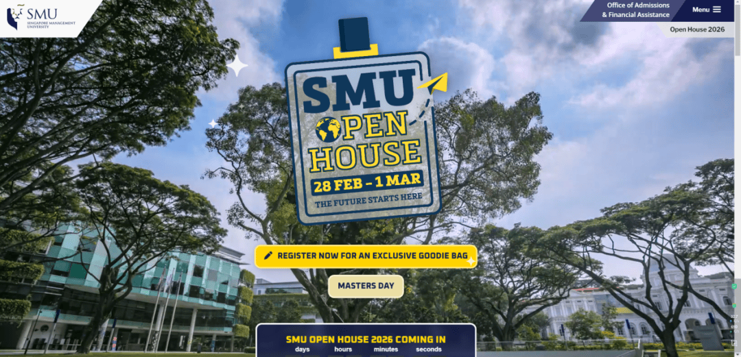 留學(xué)新加坡|SMU、SUTD、SUSS開放日來臨！實(shí)探是最靠譜的擇校方式