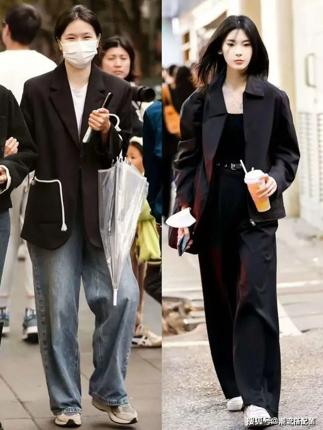 原創(chuàng)今年春天流行的“闊腿褲”，這樣穿時髦減齡又高級，趕快收藏起來