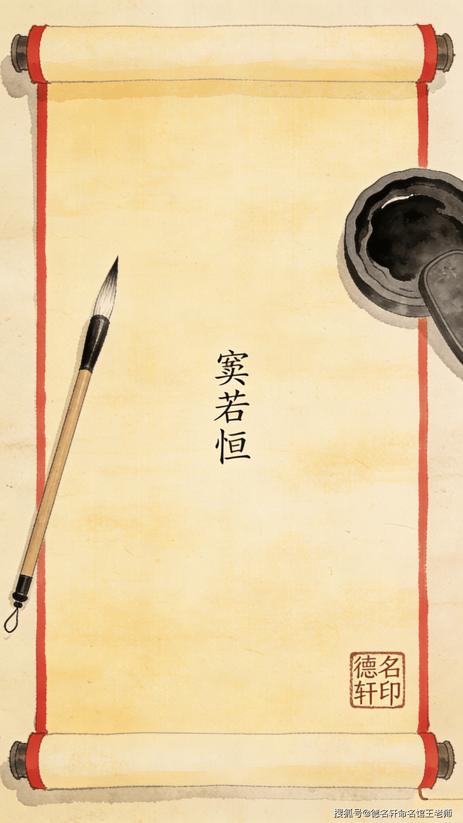 原創(chuàng)寶寶起名案例 竇若恒：若蘭之恒，竇門清芬