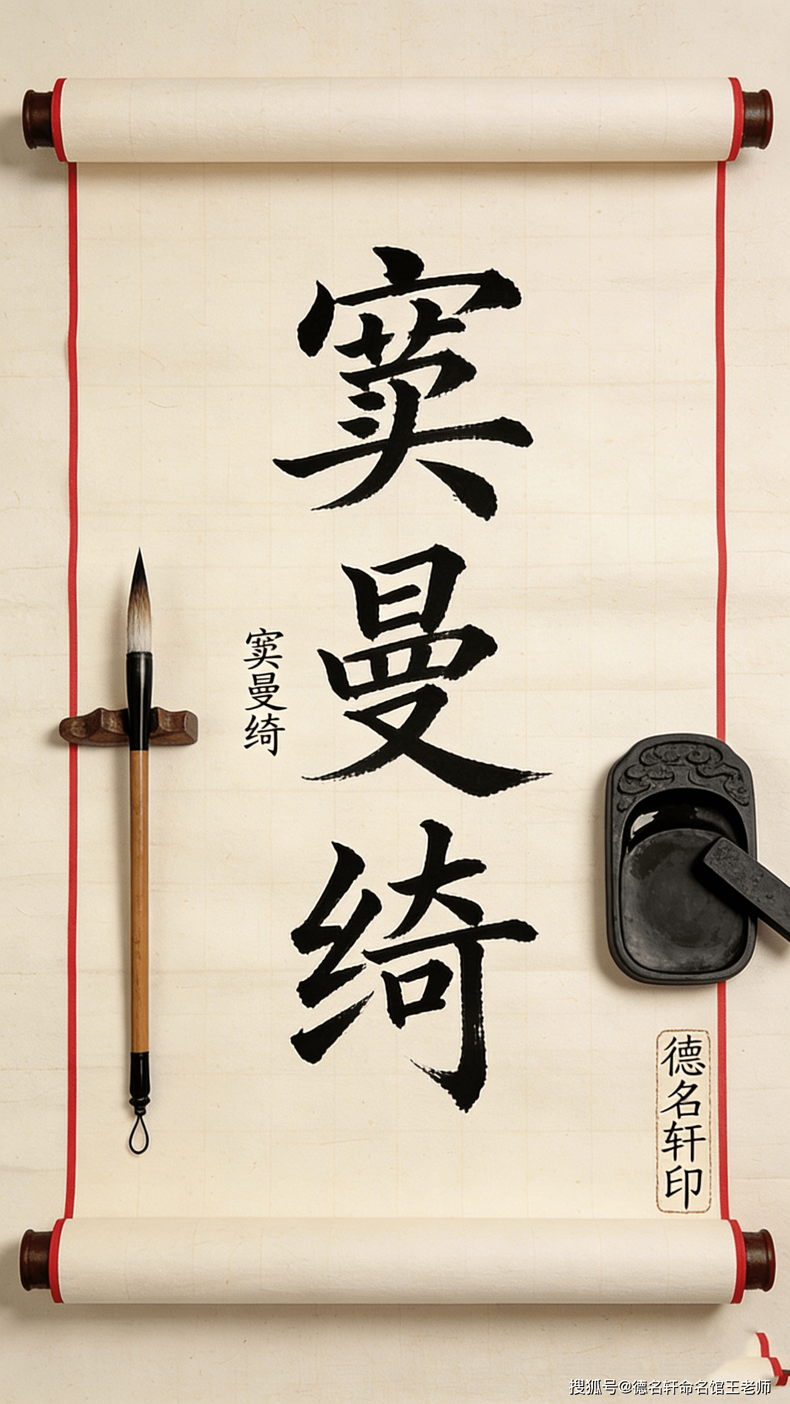 原創(chuàng)寶寶起名案例 竇曼綺：曼舞綺羅，竇門錦繡