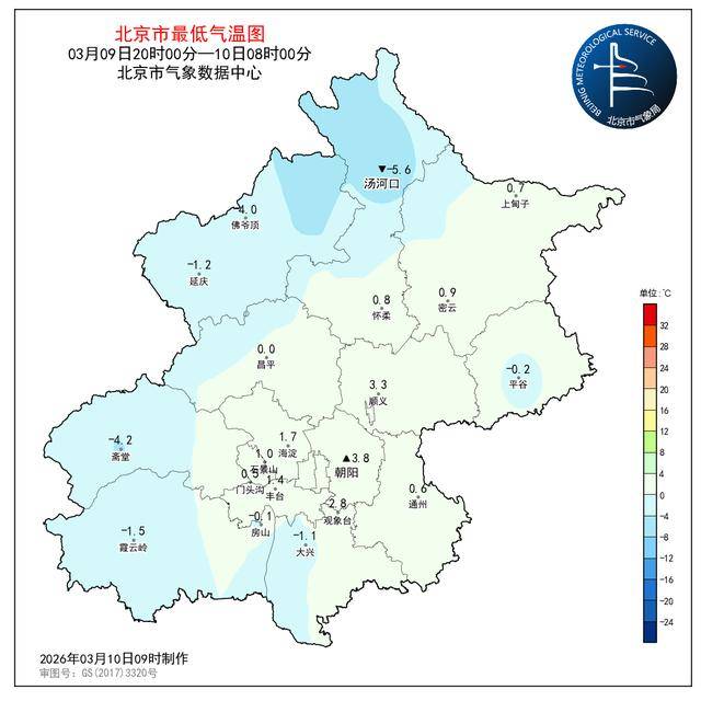 北京今天后半夜陣風(fēng)可達(dá)5級(jí)左右，預(yù)計(jì)本周五陰有小雨