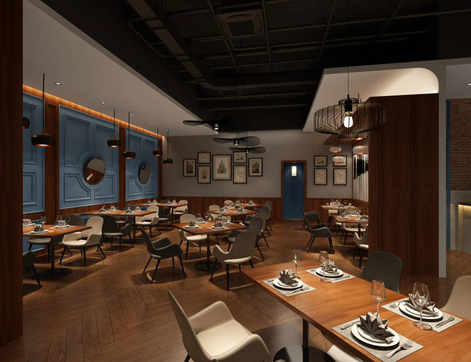 陜西西餐廳裝修要點，陜西酒店宴會廳裝修設(shè)計，陜西餐飲店裝修