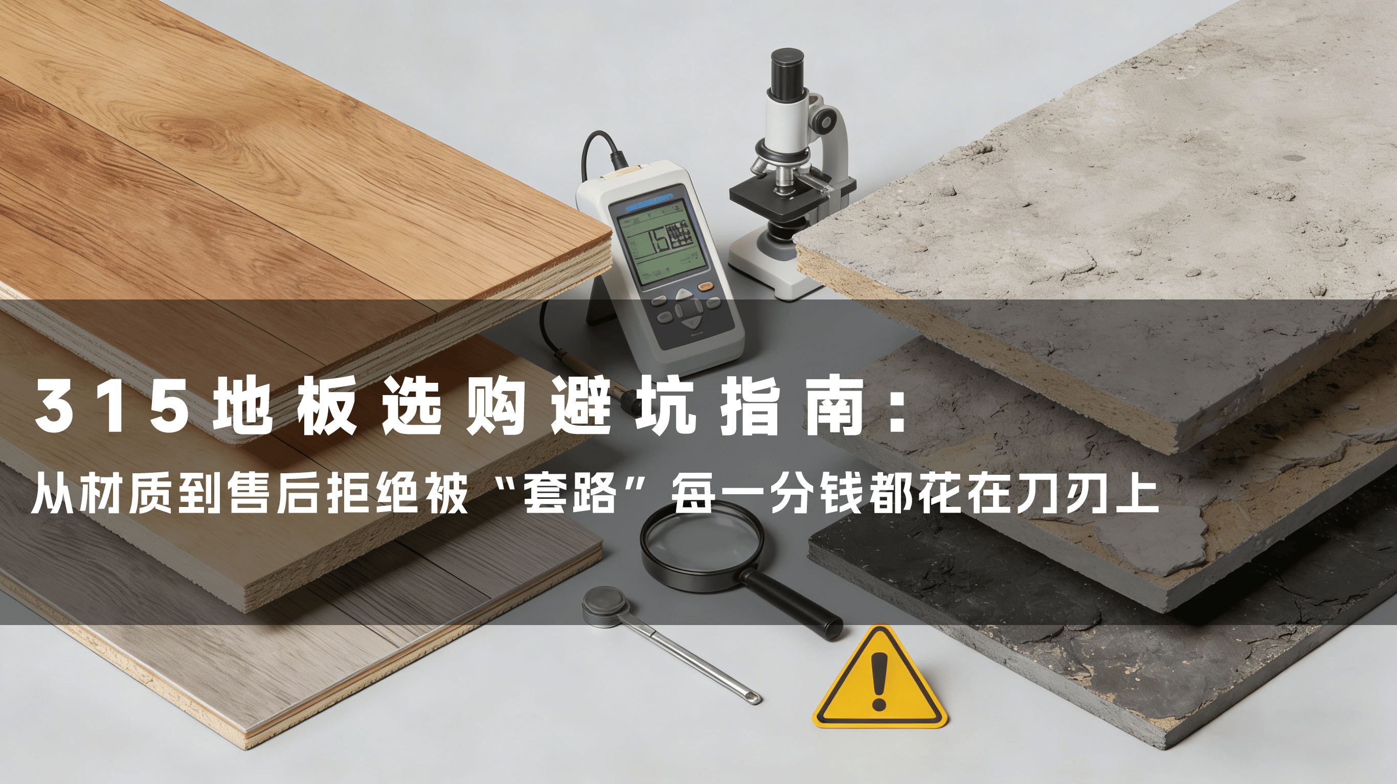 315特別策劃|地板選購避坑指南：從材質(zhì)到售后，拒絕被“套路”，每一分錢都花在刀刃上！
